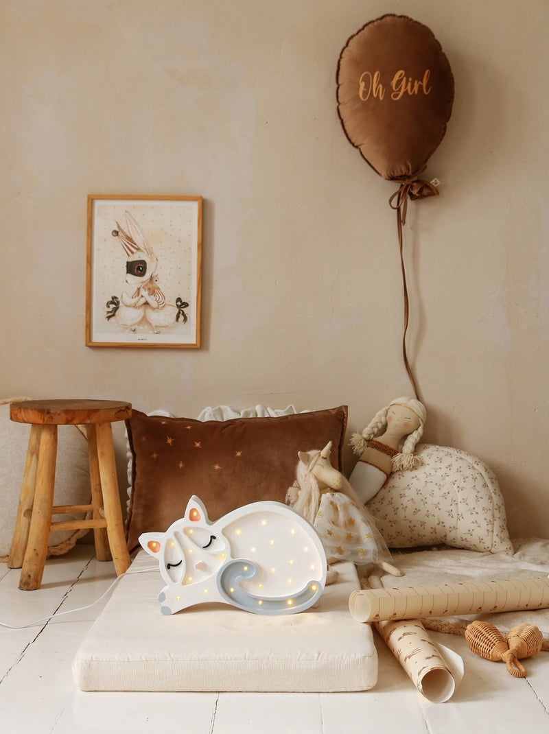 Lampe Veilleuse Chat Blanc - Kiabi