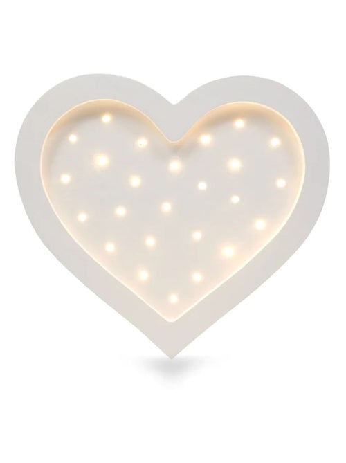 Lampe Veilleuse Cœur blanc - Kiabi