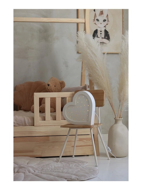 Lampe Veilleuse Cœur blanc - Kiabi