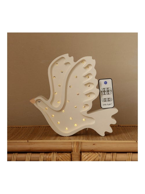 Lampe veilleuse colombe blanche - Kiabi