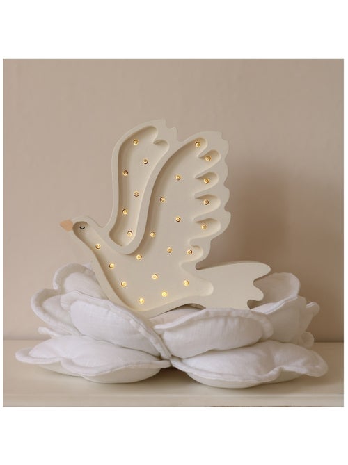 Lampe veilleuse colombe blanche - Kiabi