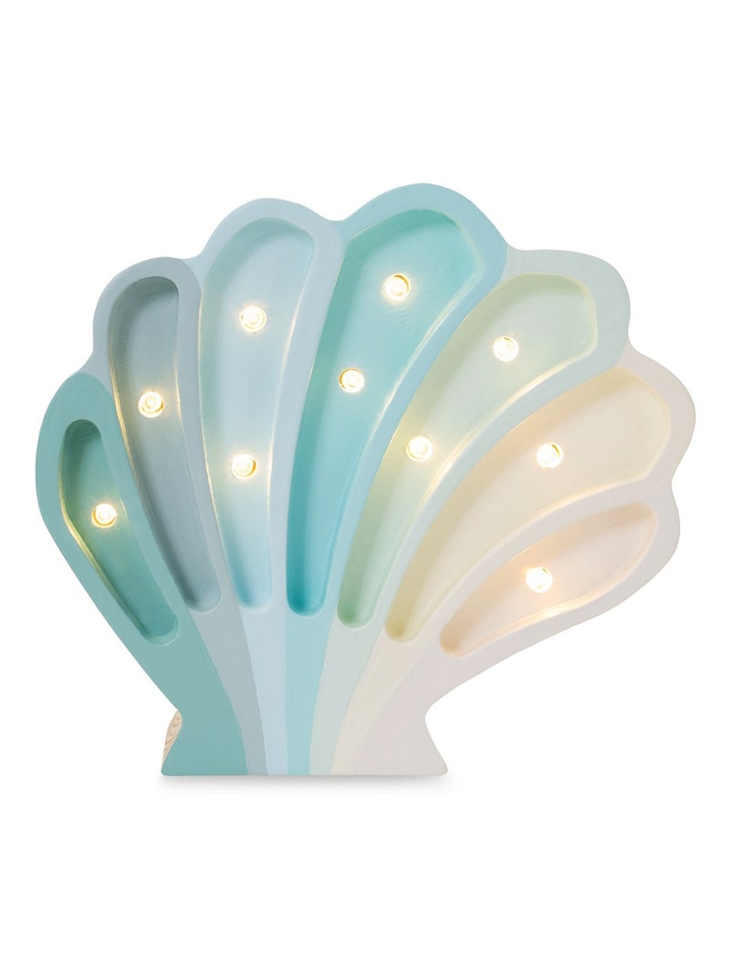 Lampe Veilleuse Coquillage Bleu - Kiabi