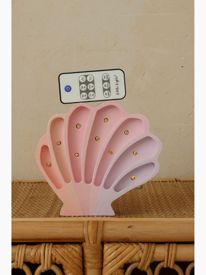 Lampe Veilleuse Coquillage Sirènes Rose - Kiabi