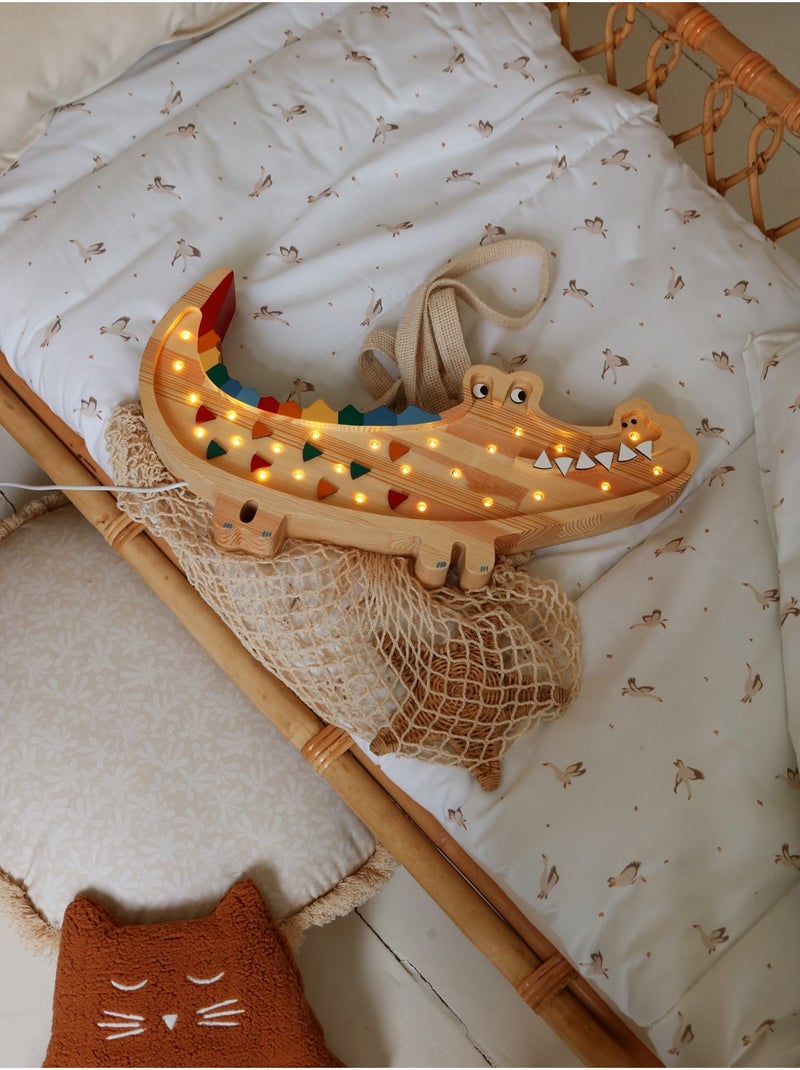 Lampe veilleuse crocodile Beige - Kiabi