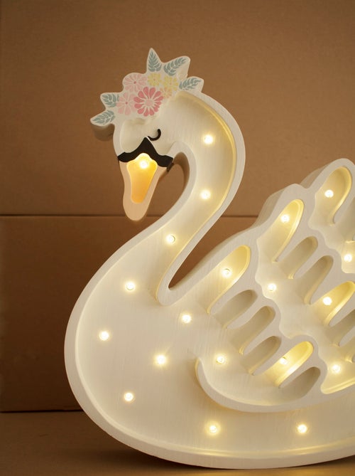 Lampe veilleuse cygne - Kiabi