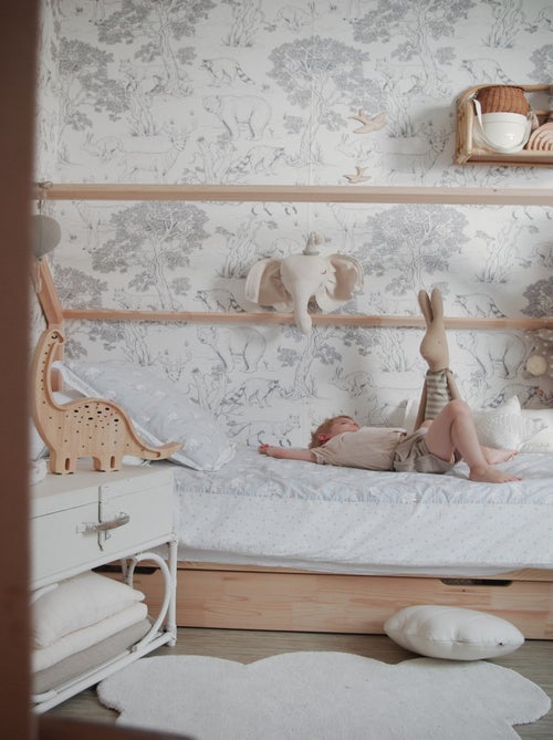 Lampe Veilleuse Diplodocus bois - Kiabi