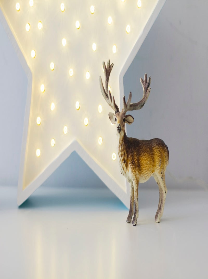 Lampe Veilleuse Étoile Blanc - Kiabi