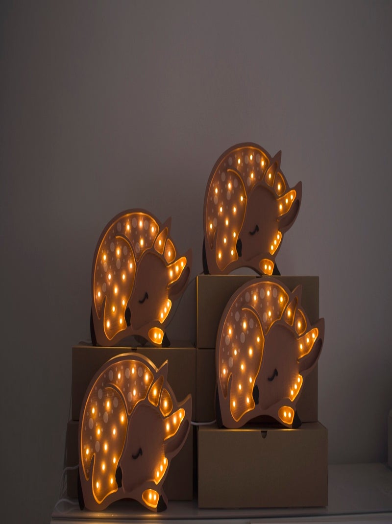 Lampe Veilleuse Faon Marron - Kiabi