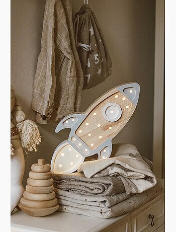 Lampe veilleuse fusée