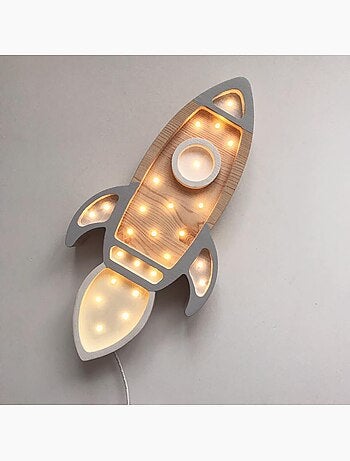 Lampe veilleuse fusée