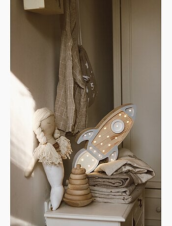 Lampe veilleuse fusée