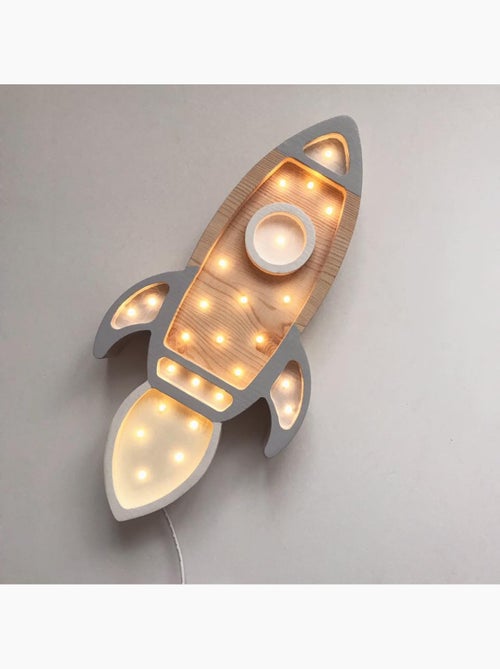 Lampe veilleuse fusée - Kiabi