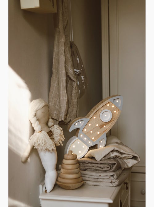 Lampe veilleuse fusée - Kiabi