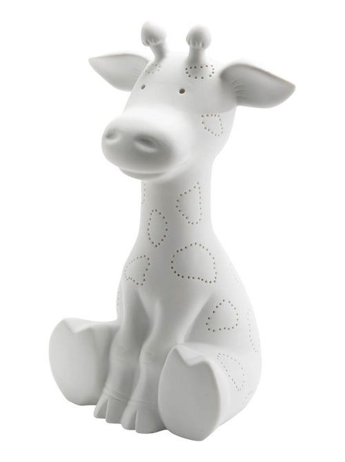 Lampe veilleuse Girafe en porcelaine - Kiabi