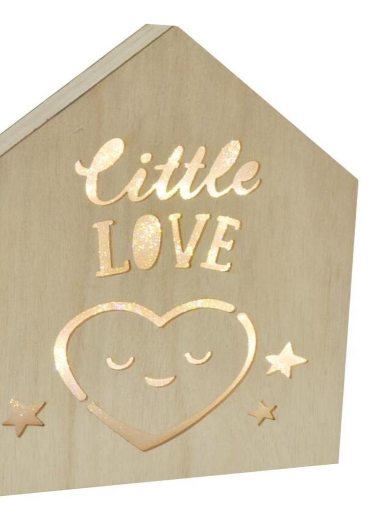 Lampe veilleuse kids coeur Beige - Kiabi