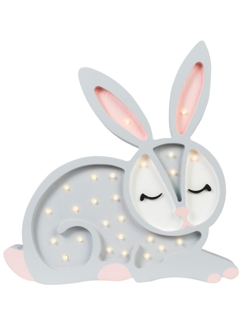 Lampe Veilleuse Lapin Gris - Kiabi