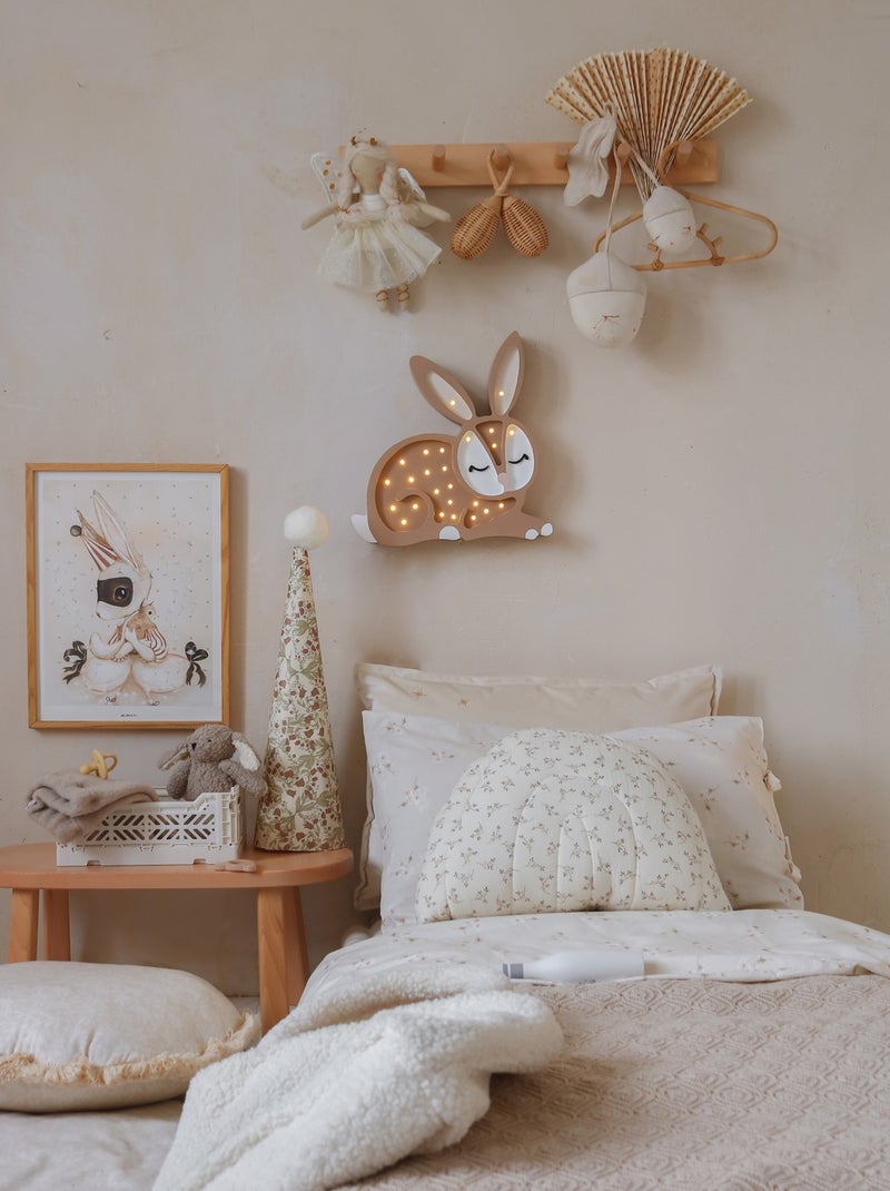 Lampe Veilleuse Lapin Marron - Kiabi