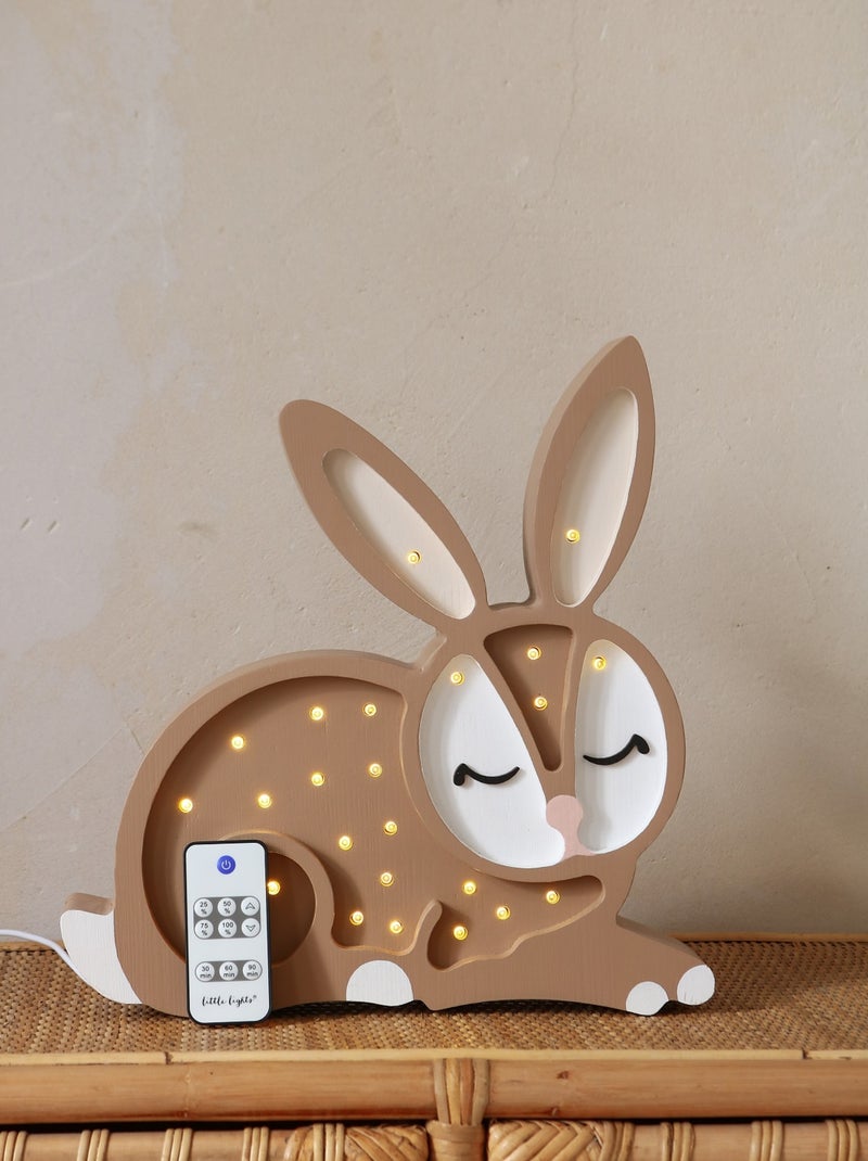 Lampe Veilleuse Lapin Marron - Kiabi