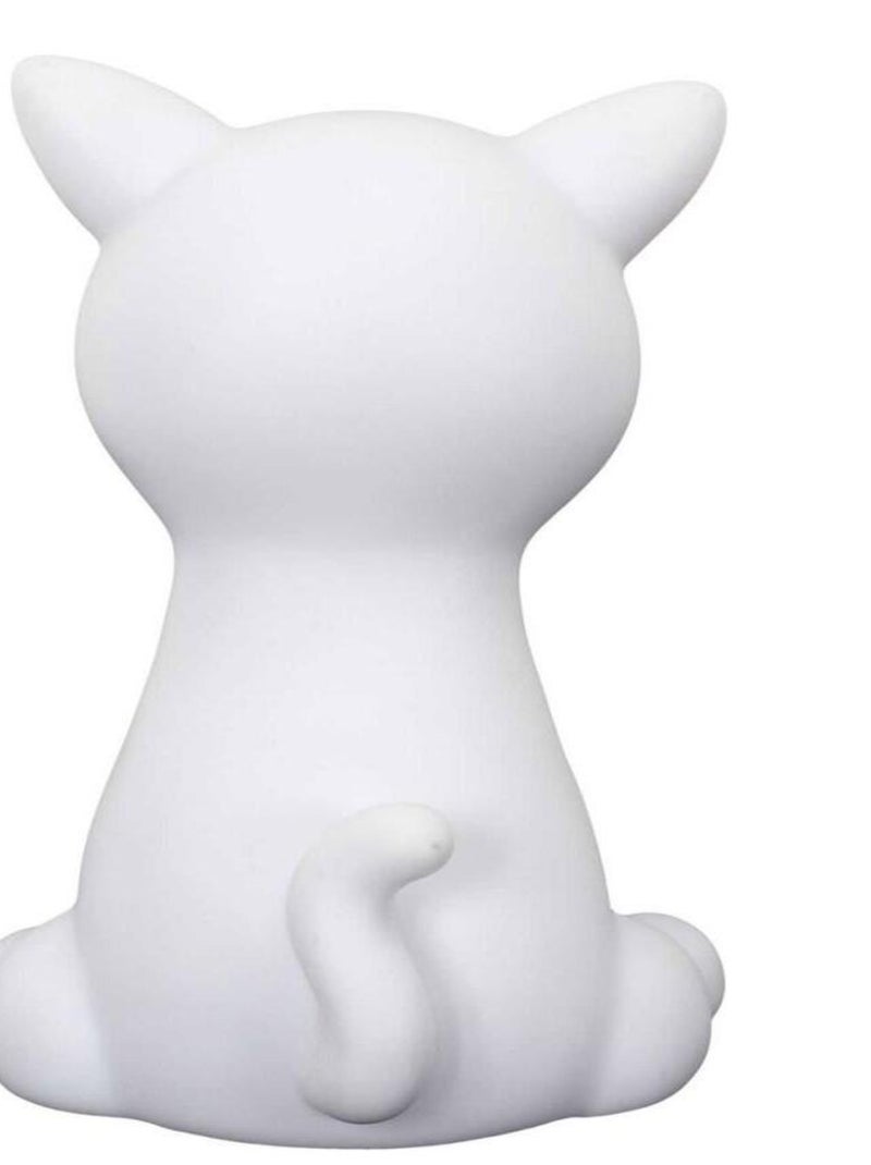 Lampe veilleuse LED chat Blanc - Kiabi