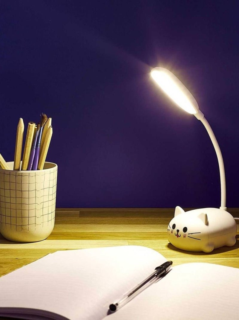 Lampe veilleuse LED chat blanc Blanc - Kiabi