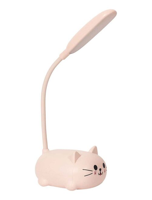 Lampe veilleuse LED chat rose - Kiabi
