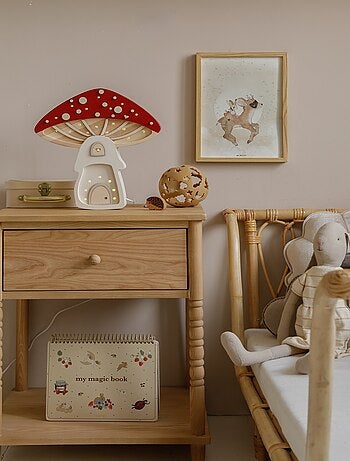 Lampe Veilleuse Maison Champignon