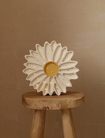 Lampe Veilleuse Marguerite blanche