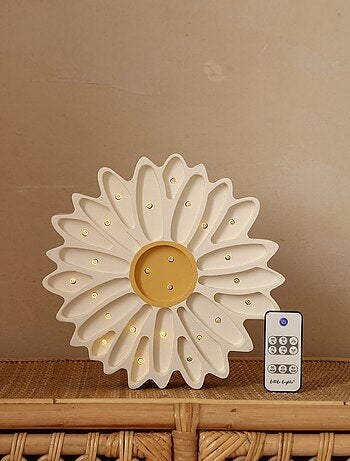 Lampe Veilleuse Marguerite blanche
