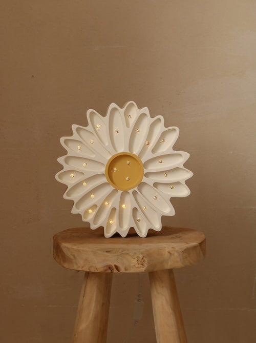 Lampe Veilleuse Marguerite blanche - Kiabi