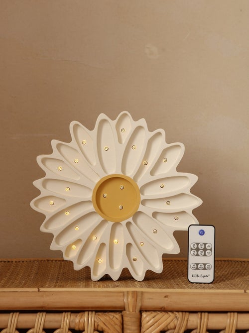 Lampe Veilleuse Marguerite blanche - Kiabi