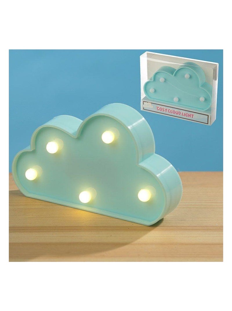 Lampe Veilleuse Mi Kawai Nuage LED Bleu - Kiabi
