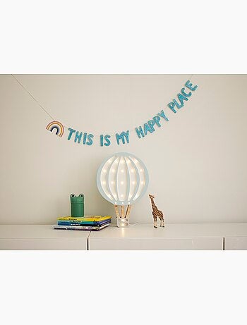 Lampe veilleuse montgolfière