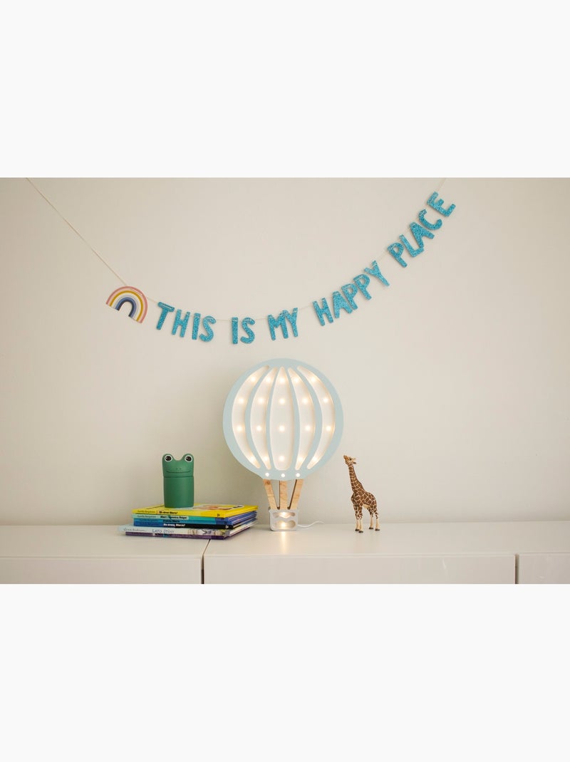 Lampe Veilleuse Montgolfière Bleu - Kiabi