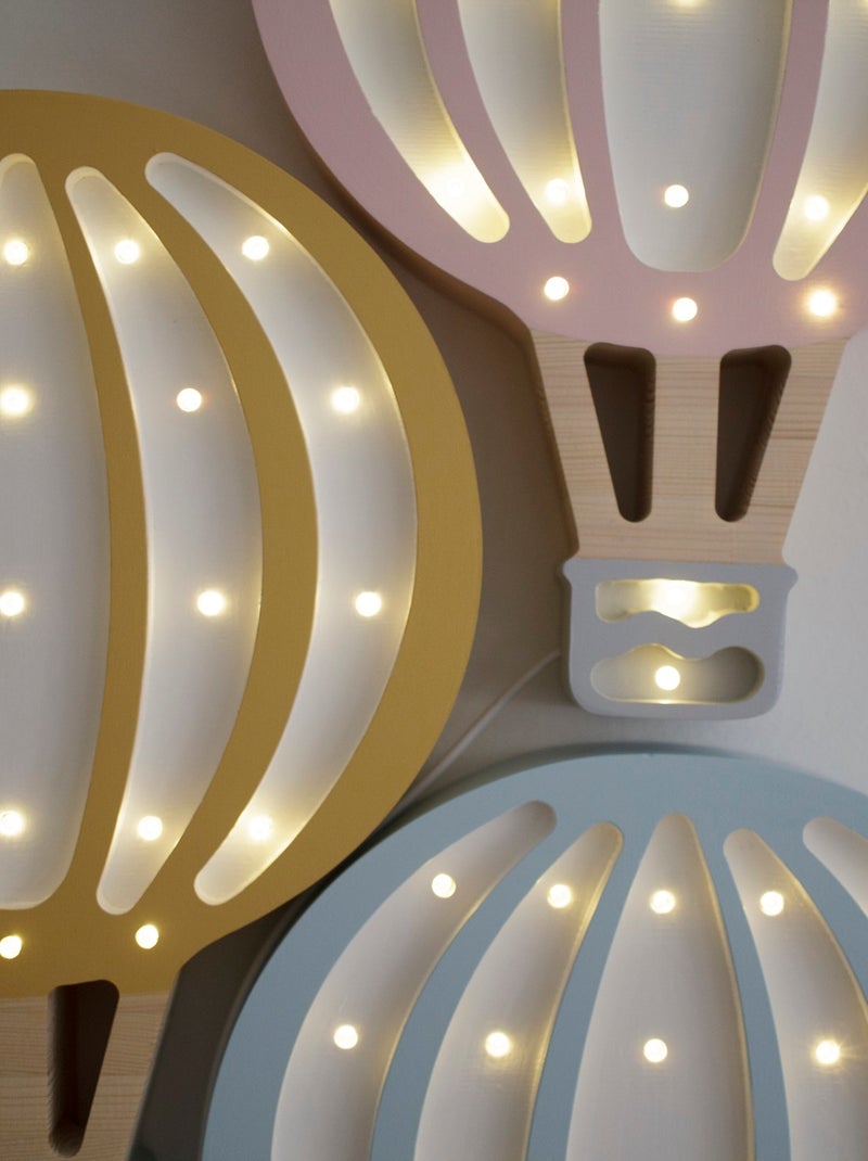 Lampe Veilleuse Montgolfière Jaune - Kiabi