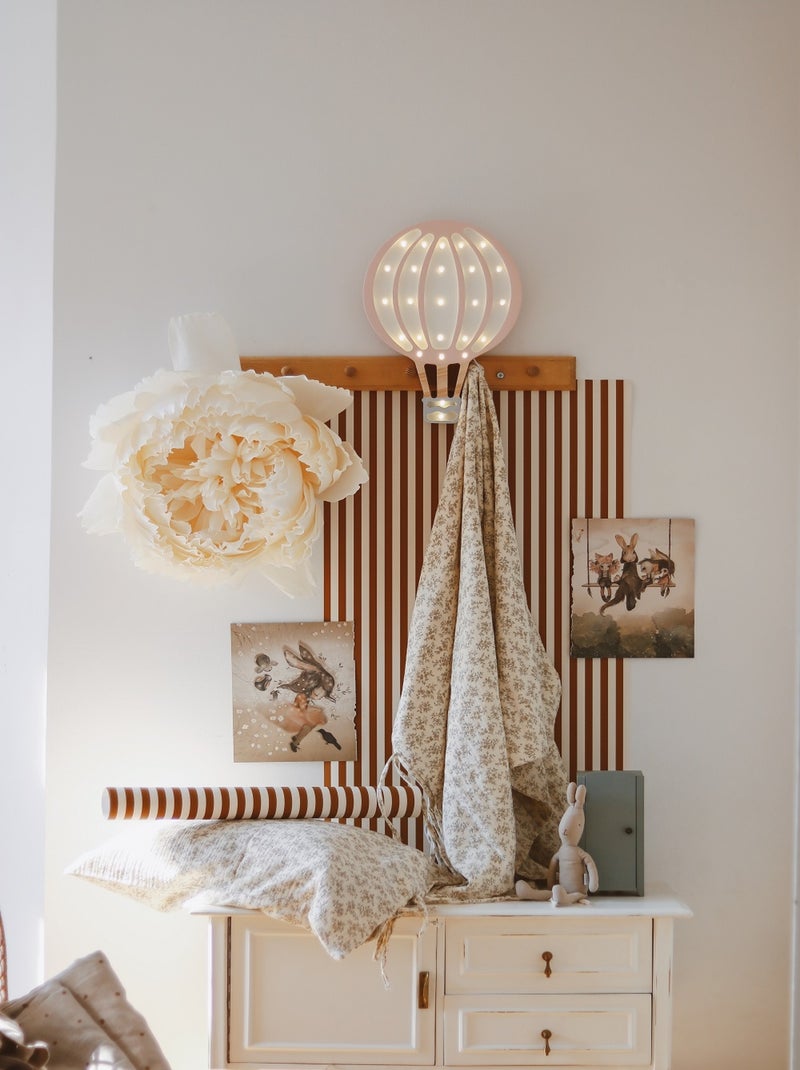 Lampe Veilleuse Montgolfière Rose - Kiabi