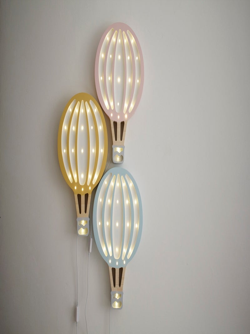 Lampe Veilleuse Montgolfière Rose - Kiabi