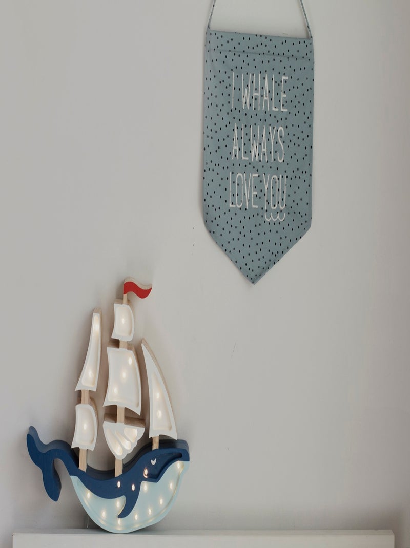 Lampe veilleuse navire Bleu - Kiabi