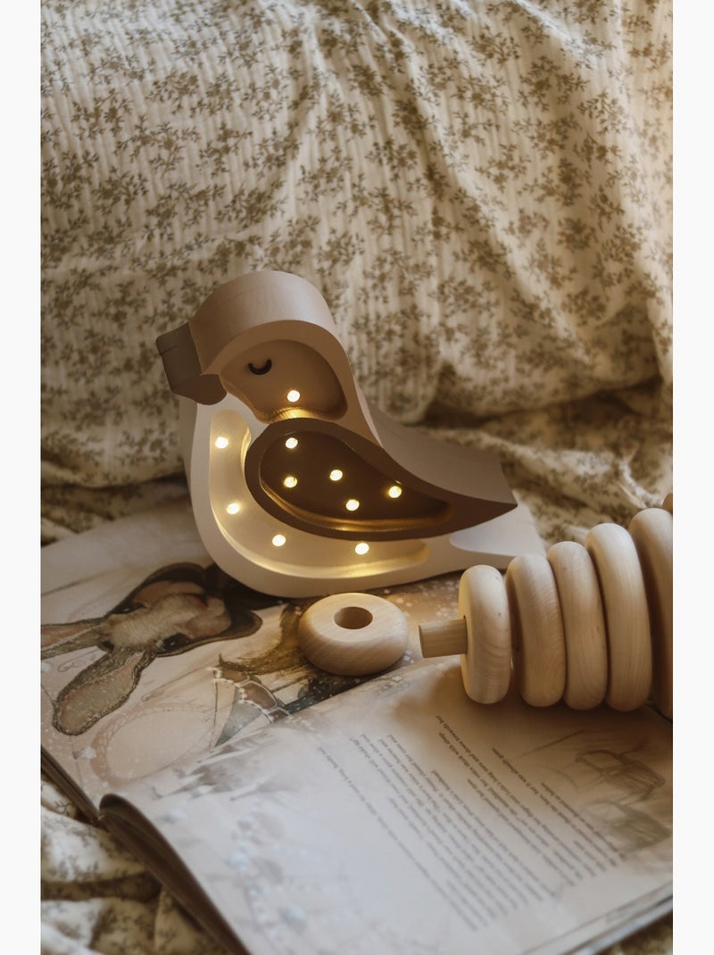 Lampe Veilleuse Oiseau Beige - Kiabi