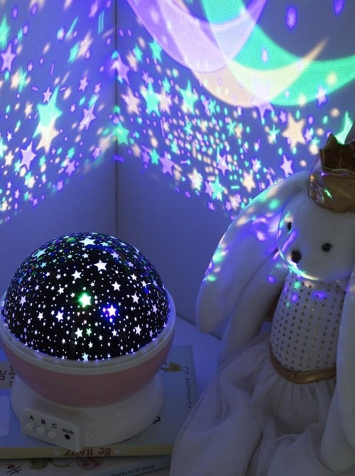 Lampe veilleuse projecteur rose - Kiabi