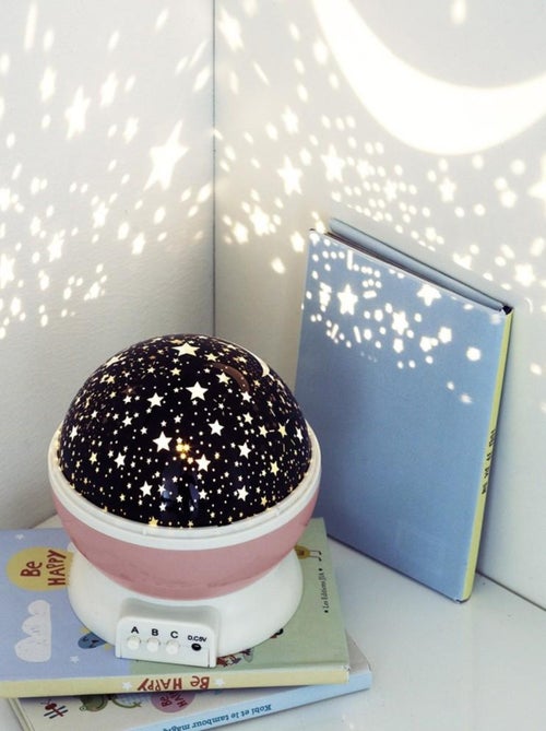 Lampe veilleuse projecteur rose - Kiabi