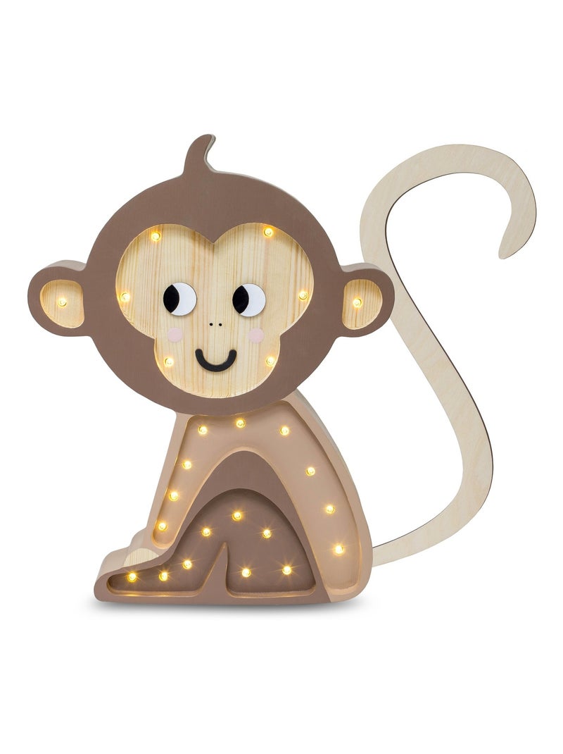 Lampe Veilleuse Singe Marron - Kiabi