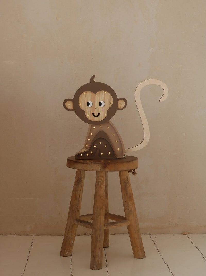 Lampe Veilleuse Singe Marron - Kiabi