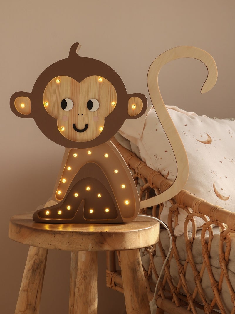 Lampe Veilleuse Singe Marron - Kiabi