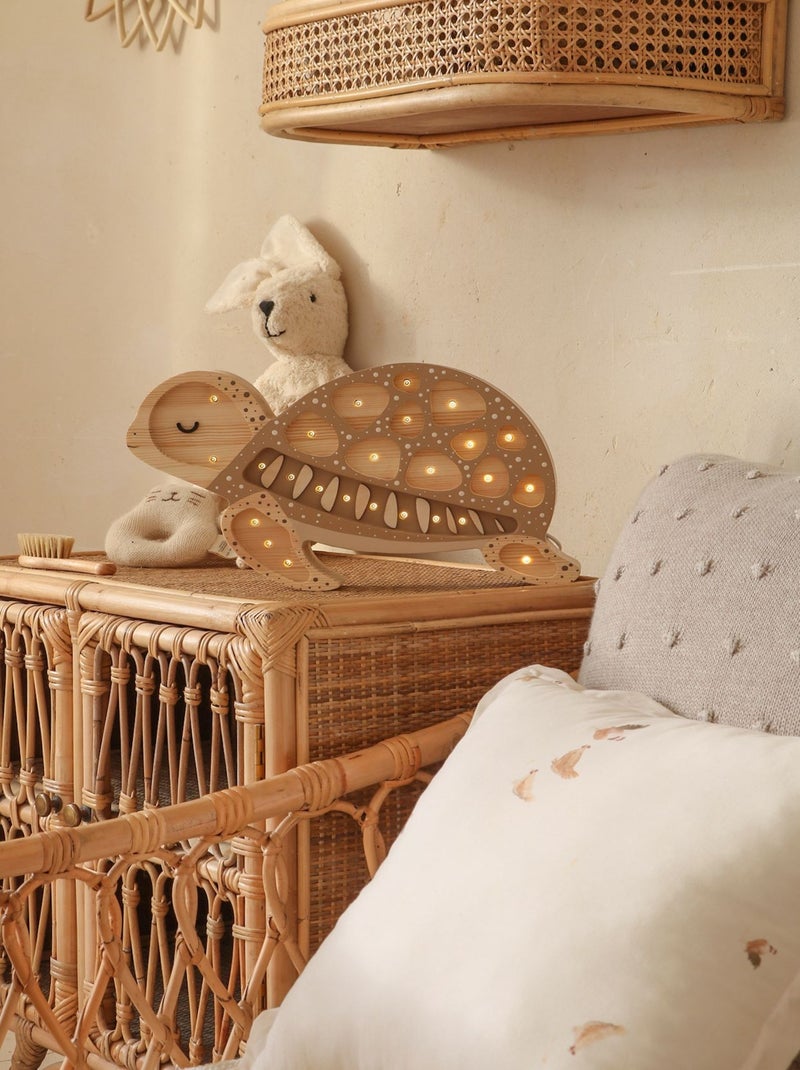Lampe Veilleuse Tortue Dune de sable Beige - Kiabi