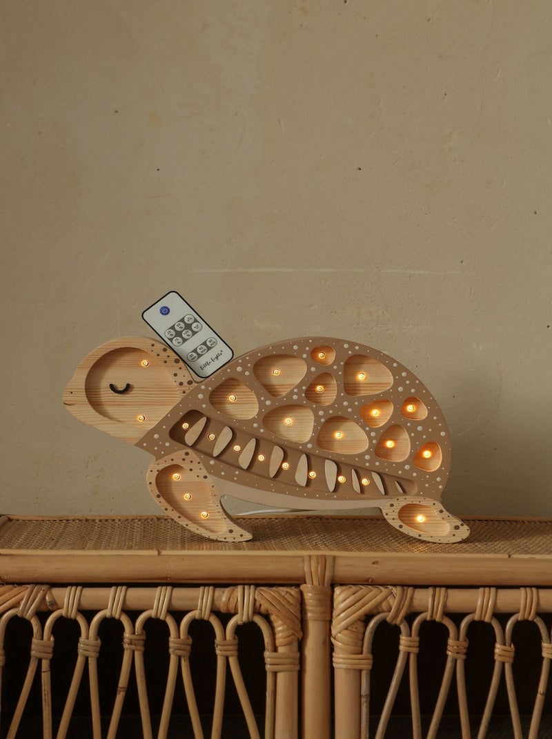 Lampe Veilleuse Tortue Dune de sable Beige - Kiabi
