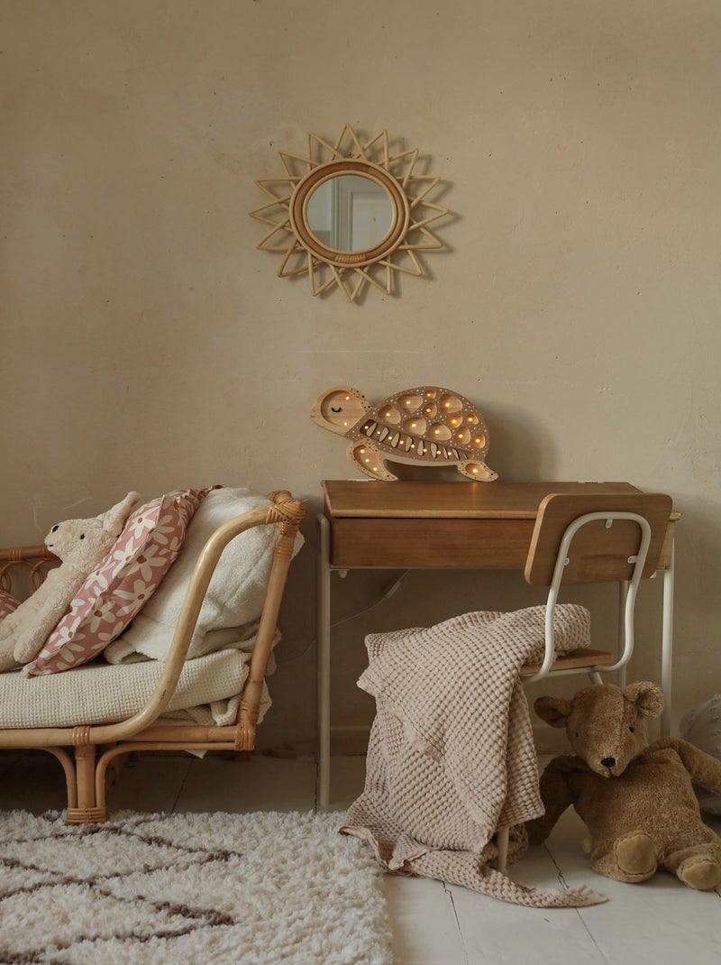 Lampe Veilleuse Tortue Dune de sable Beige - Kiabi