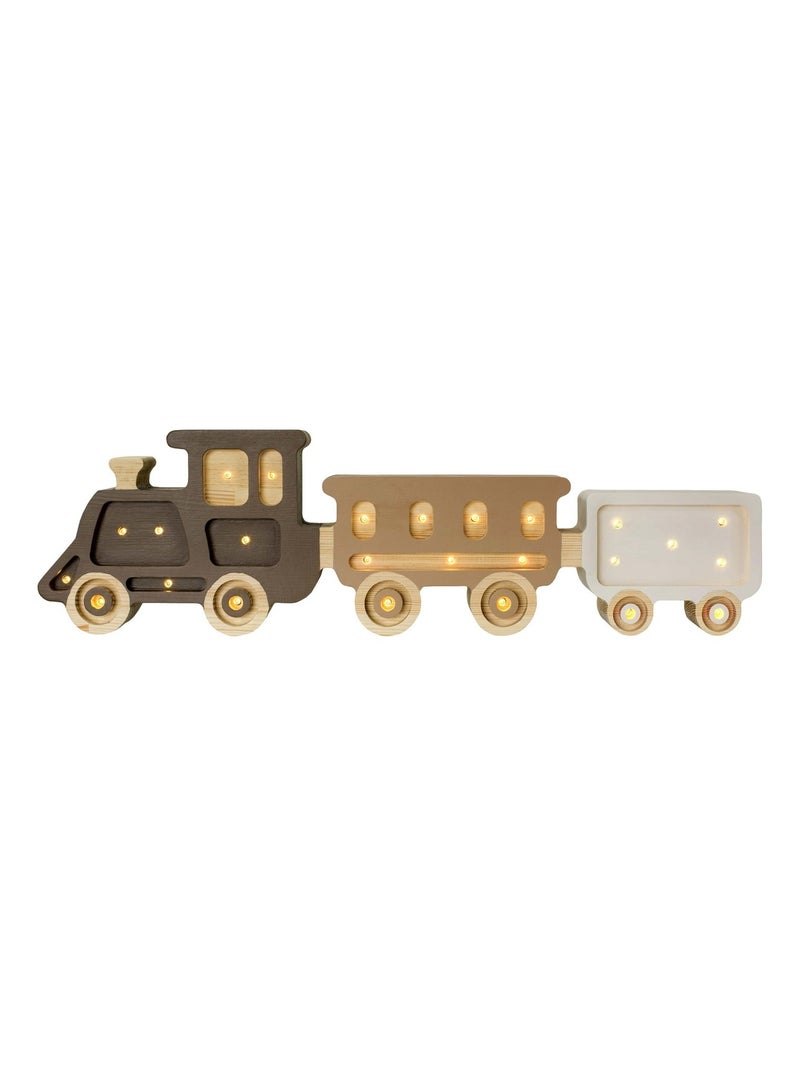Lampe Veilleuse Train Marron - Kiabi