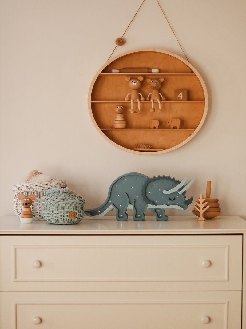 Lampe Veilleuse Tricératops Bleu - Kiabi