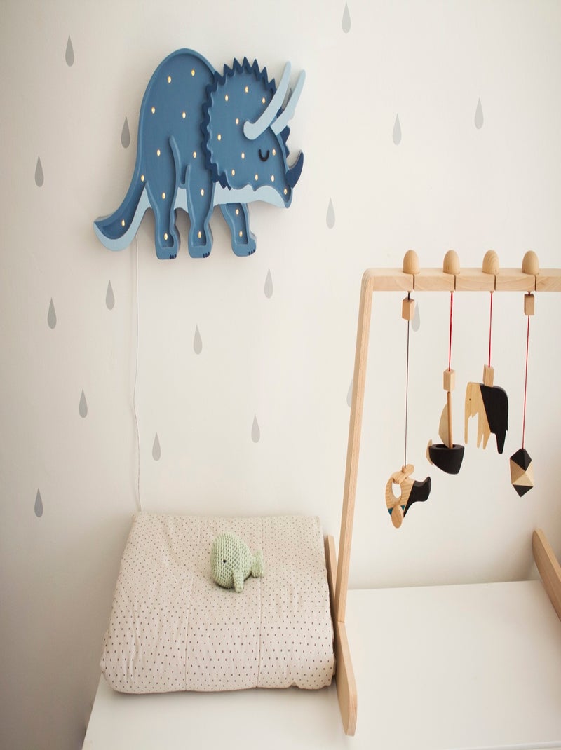 Lampe Veilleuse Tricératops Bleu - Kiabi