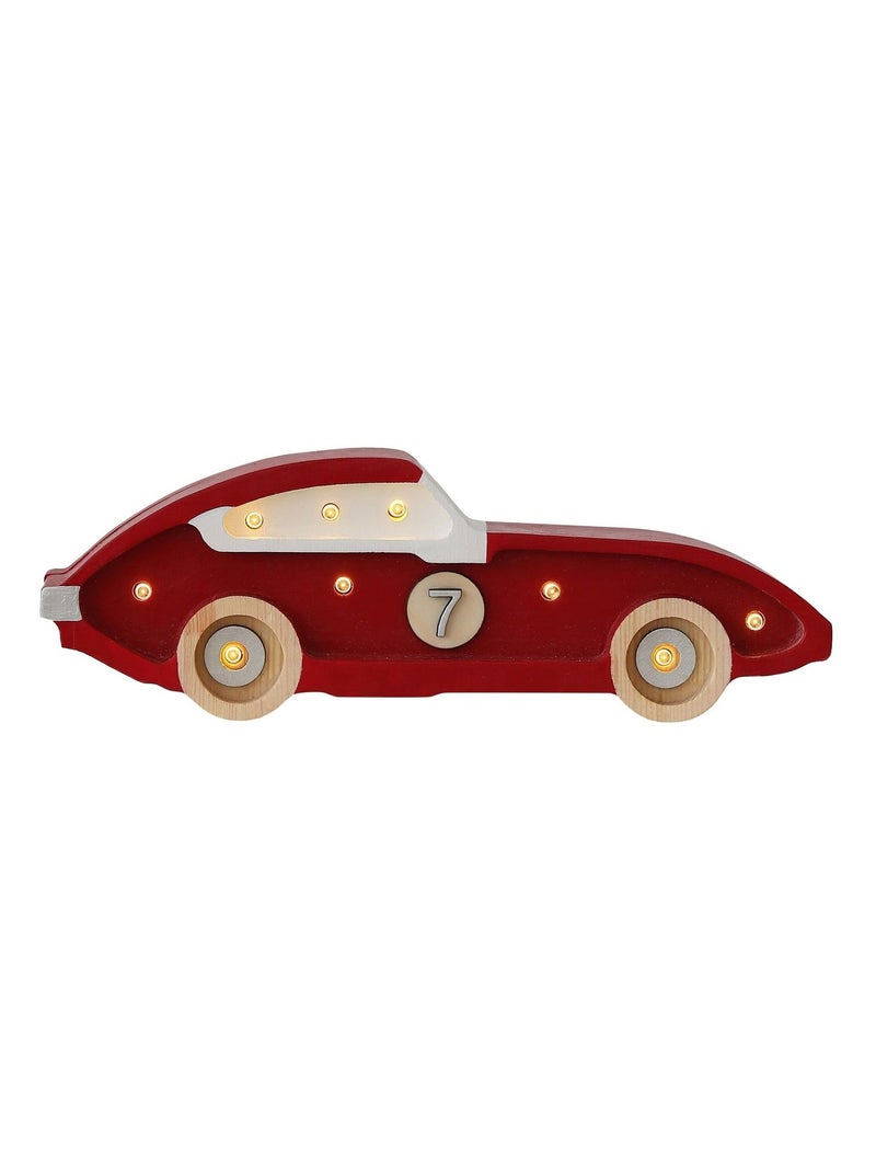 Lampe Veilleuse Voiture de course Rouge - Kiabi